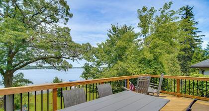 Waterfront Fox Lake Vacation Rental w/ Fire Pit!