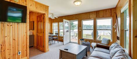 Televisión y estación para iPod