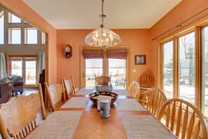 Dining - Lakefront Grand Rapids Vacation Rental w/ Dock! (Grand Rapids)