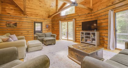 A-frame Log Home w/ Game Room Near Lake George!