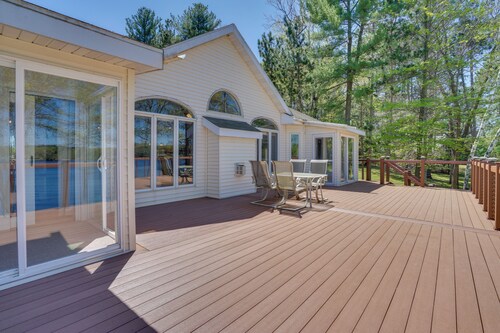 Spacious Lakefront New Auburn Home w/ Sunroom