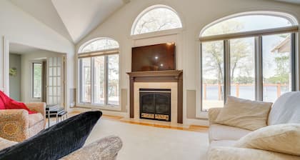 Spacious Lakefront New Auburn Home w/ Sunroom