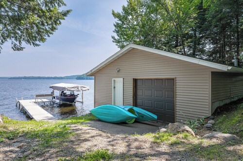Lakefront Phelps Cabin w/ Boat Dock & Water Toys!
