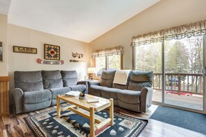 House (2 Bedrooms) | Interior - Lakefront Phelps Cabin w/ Boat Dock & Water Toys! (Phelps)