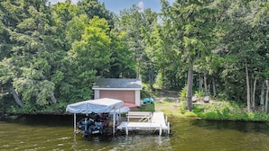 House (2 Bedrooms) | Interior - Lakefront Phelps Cabin w/ Boat Dock & Water Toys! (Phelps)