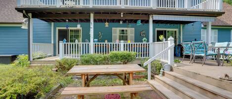 Fachada de la propiedad