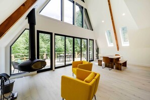 Interior - Modern A-frame Vacation Rental w/ In-deck Hot Tub (Vilas)