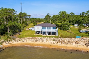 House (2 Bedrooms) | Front of property - Waterfront Alabama Vacation Rental w/ Deck (Coden)