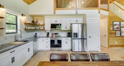 Modern Lakeside Cabin w/ Mountain Views & Hot Tub!