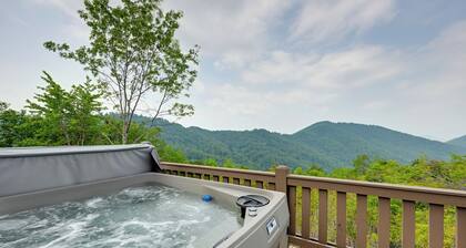Hot Tub & Fire Pit: Blue Ridge Mtn Cabin!