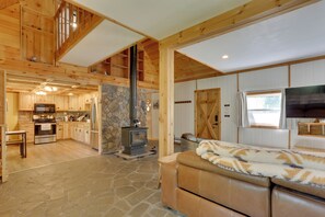 House (1 Bedroom) | Interior - Private Cabin Rental in the Catskill Mountains! (Hamden)