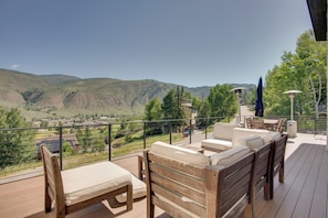 House (4 Bedrooms) | Terrace/patio - Avon Vacation Rental w/ Hot Tub & Mountain Views! (Avon)