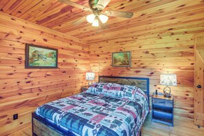House (1 Bedroom) | Interior - Wraparound Deck & Hot Tub: Blue Ridge Mtn Cabin (Sparta)