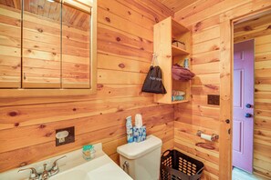 House (1 Bedroom) | Interior - Wraparound Deck & Hot Tub: Blue Ridge Mtn Cabin (Sparta)