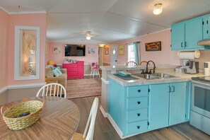 House (2 Bedrooms) | Interior - Walk to Shore: Myrtle Beach House w/ Private Deck! (Murrells Inlet)