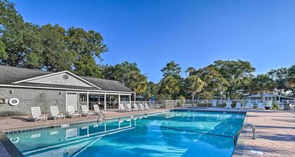 Walk to Shore: Myrtle Beach House w/ Private Deck!