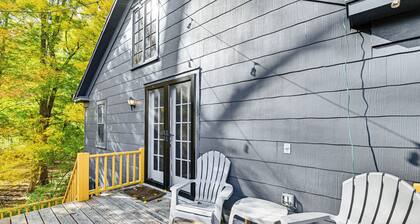 Ambient Manchester Village Apt w/ Deck & Pond!