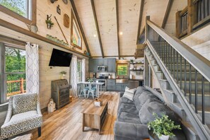 House (3 Bedrooms) | Interior - Modern Willis Cabin Retreat: 24-acre Working Farm! (Willis)