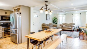 House (2 Bedrooms) | Front of property - Fenced Backyard, Grill & Deck: Bernville Home! (Bernville)