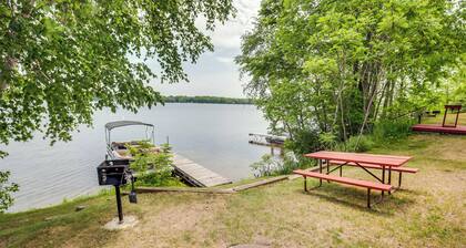 Pet-friendly Wisconsin Cabin on Lake w/ Fire Pit!