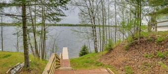Lakefront Wisconsin Home w/ Boat Dock & Fire Pit!