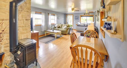 Lakefront Wisconsin Home w/ Boat Dock & Fire Pit!