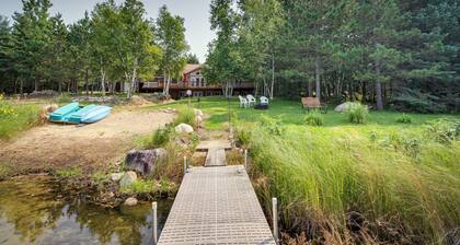 White Swan Lake Home Near Hiking & Snowmobiling!