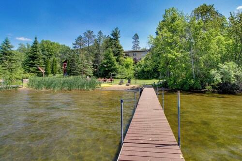 Private Dock: Lakefront Family Home in Outing