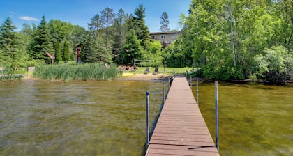 Private Dock: Lakefront Family Home in Outing