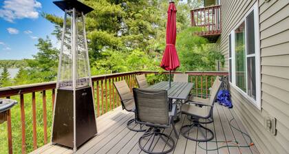 Private Dock: Lakefront Family Home in Outing