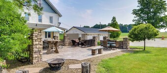 Countryside Home in Wooster w/ Patio & Fire Pit