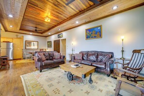 House (3 Bedrooms) | Interior - North Carolina Vacation Rental w/ Hot Tub (Franklin)