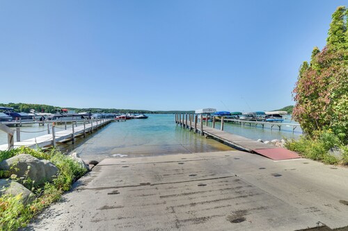Walloon Lake Getaway w/ Fire Pit - Walk to Water!