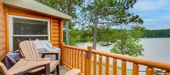 Pet-friendly Waterfront Minong Cabin With Fire Pit