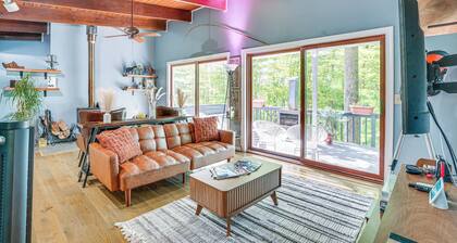 'alpine House' Modern Delevan Cabin on 2 Acres