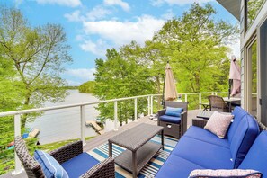 House (4 Bedrooms) | Front of property - Wisconsin Vacation Rental w/ Fire Pit on Long Lake (Centuria)