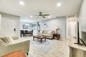House (4 Bedrooms) | Interior - Fenced Yard & Grill: San Juan Vacation Rental! (San Juan)