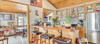 Cozy Mountain Home on 10 Acres w/ Fire Pit + Games