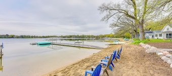 Lakefront Burlington Vacation Rental: Dock + Beach