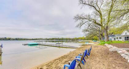Lakefront Burlington Vacation Rental: Dock + Beach