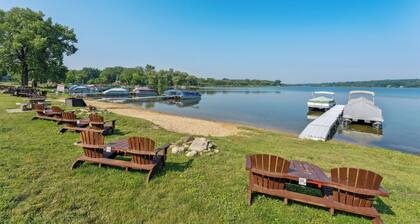 Delavan Retreat w/ Patio on Turtle Lake!