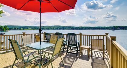 Cozy Cohocton Cottage w/ Private Beach & Deck!