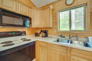 House (2 Bedrooms) | Interior - Woodland Cabin w/ Fishing, ATV & Snowmobile Trails (Solon Springs)