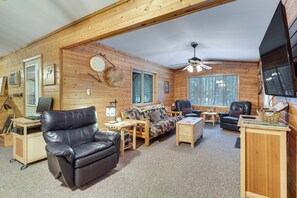 House (2 Bedrooms) | Interior - Woodland Cabin w/ Fishing, ATV & Snowmobile Trails (Solon Springs)