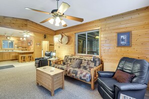 House (2 Bedrooms) | Interior - Woodland Cabin w/ Fishing, ATV & Snowmobile Trails (Solon Springs)