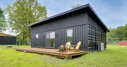 Lakefront Catskills Container Home: Private Lake