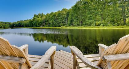 Lakefront Catskills Container Home: Private Lake