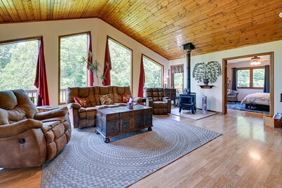 Cozy Wisconsin Retreat w/ Deck, Grill & Fire Pit!