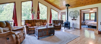 Cozy Wisconsin Retreat w/ Deck, Grill & Fire Pit!