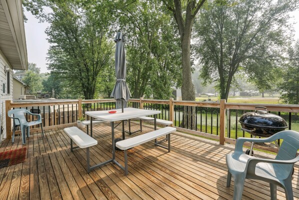 Property grounds - Dog-friendly Hastings Vacation Rental Near Lake! (Hastings)